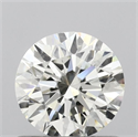 Natural Diamond 0.70 Carats, Round with Excellent Cut, K Color, SI1 Clarity and Certified by GIA