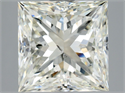 Natural Diamond 2.52 Carats, Princess with  Cut, J Color, SI1 Clarity and Certified by GIA