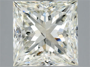 Picture of Natural Diamond 2.52 Carats, Princess with  Cut, J Color, SI1 Clarity and Certified by GIA