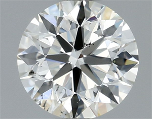 Picture of Natural Diamond 0.81 Carats, Round with Excellent Cut, J Color, SI1 Clarity and Certified by IGI