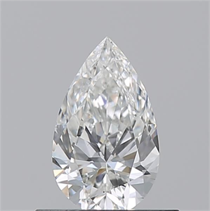 Picture of Natural Diamond 0.50 Carats, Pear with  Cut, G Color, VS2 Clarity and Certified by GIA