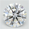 Lab Grown Diamond 3.01 Carats, Round with Ideal Cut, D Color, IF Clarity and Certified by IGI