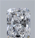 Diamante Natural 0.33 quilates, Radiante , Color D, claridad VVS2 y certificado GIA