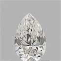 Natural Diamond 0.50 Carats, Pear with  Cut, F Color, VVS1 Clarity and Certified by GIA