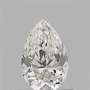 Picture of Natural Diamond 0.50 Carats, Pear with  Cut, F Color, VVS1 Clarity and Certified by GIA