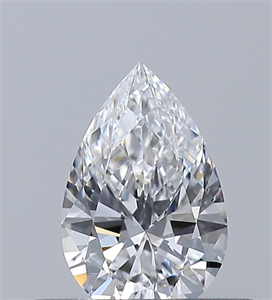 Picture of Natural Diamond 0.31 Carats, Pear with  Cut, D Color, VS2 Clarity and Certified by GIA