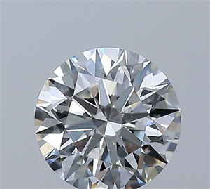 Picture of Natural Diamond 0.41 Carats, Round with Excellent Cut, H Color, SI1 Clarity and Certified by GIA