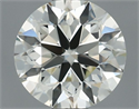 Natural Diamond 0.70 Carats, Round with Excellent Cut, K Color, VVS1 Clarity and Certified by IGI