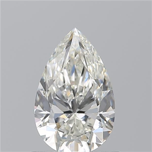 Picture of Natural Diamond 0.91 Carats, Pear with  Cut, I Color, VS2 Clarity and Certified by GIA