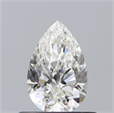 Natural Diamond 0.52 Carats, Pear with  Cut, G Color, VVS2 Clarity and Certified by GIA