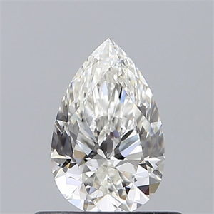 Picture of Natural Diamond 0.52 Carats, Pear with  Cut, G Color, VVS2 Clarity and Certified by GIA