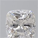 Natural Diamond 0.90 Carats, Cushion with  Cut, F Color, SI1 Clarity and Certified by GIA