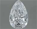 Natural Diamond 0.70 Carats, Pear with  Cut, D Color, SI2 Clarity and Certified by GIA