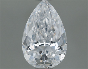 Picture of Natural Diamond 0.70 Carats, Pear with  Cut, D Color, SI2 Clarity and Certified by GIA