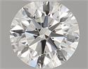 Natural Diamond 0.42 Carats, Round with Excellent Cut, G Color, IF Clarity and Certified by GIA