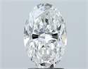 Diamante Natural 2.02 quilates, Ovalado , Color F, claridad SI1 y certificado GIA