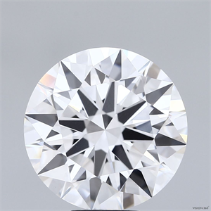 Picture of Lab Grown Diamond 8.05 Carats, Round with Ideal Cut, E Color, VVS2 Clarity and Certified by IGI