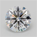 Lab Grown Diamond 1.02 Carats, Round with Ideal Cut, D Color, VVS2 Clarity and Certified by IGI