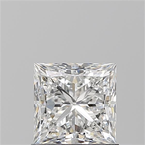 Picture of Natural Diamond 1.10 Carats, Princess with  Cut, F Color, VVS1 Clarity and Certified by GIA