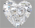 Natural Diamond 0.41 Carats, Heart with  Cut, F Color, VS1 Clarity and Certified by GIA