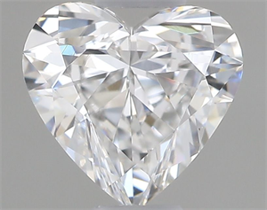 Picture of Natural Diamond 0.41 Carats, Heart with  Cut, F Color, VS1 Clarity and Certified by GIA