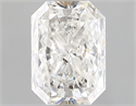 Natural Diamond 1.20 Carats, Radiant with  Cut, F Color, SI2 Clarity and Certified by GIA