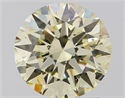 Natural Diamond 1.50 Carats, Round with Excellent Cut, L Color, SI1 Clarity and Certified by IGI