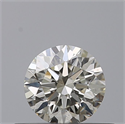 Natural Diamond 0.40 Carats, Round with Excellent Cut, H Color, VS2 Clarity and Certified by IGI