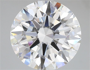 Picture of Lab Grown Diamond 5.06 Carats, Round with Ideal Cut, D Color, VVS1 Clarity and Certified by IGI