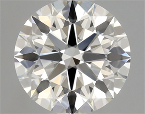 Picture of Natural Diamond 0.45 Carats, Round with Excellent Cut, H Color, VS1 Clarity and Certified by GIA
