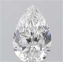 Diamante Natural 1.70 quilates, De pera , Color D, claridad VVS2 y certificado GIA