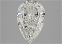 Natural Diamond 2.72 Carats, Pear with  Cut, I Color, SI1 Clarity and Certified by GIA
