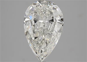 Picture of Natural Diamond 2.72 Carats, Pear with  Cut, I Color, SI1 Clarity and Certified by GIA