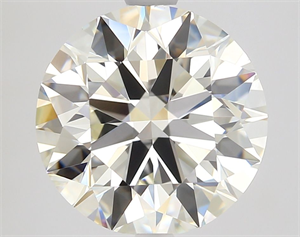 Picture of Natural Diamond 3.50 Carats, Round with Excellent Cut, J Color, VS2 Clarity and Certified by GIA