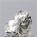 Natural Diamond 0.51 Carats, Heart with  Cut, H Color, VVS1 Clarity and Certified by IGI