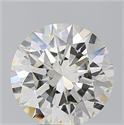 Natural Diamond 5.05 Carats, Round with Excellent Cut, K Color, VS2 Clarity and Certified by GIA