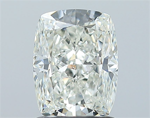 Foto Diamante Natural 1.50 quilates, Del cojín , Color J, claridad SI1 y certificado GIA de