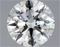 Natural Diamond 0.72 Carats, Round with Excellent Cut, I Color, VS1 Clarity and Certified by GIA