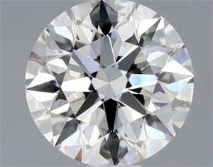 Picture of Natural Diamond 0.72 Carats, Round with Excellent Cut, I Color, VS1 Clarity and Certified by GIA