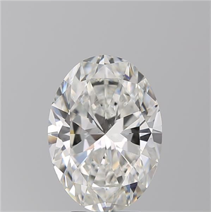 Foto Diamante Natural 4.01 quilates, Ovalado , Color F, claridad VS2 y certificado GIA de