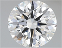 Del inventario de diamantes de laboratorio, 2.18 quilates, Redondo , Color E, claridad VVS2 y certificado IGI