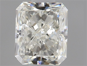 Picture of Natural Diamond 0.50 Carats, Radiant with  Cut, I Color, IF Clarity and Certified by GIA