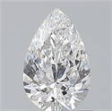 Natural Diamond 0.80 Carats, Pear with  Cut, E Color, VVS2 Clarity and Certified by GIA