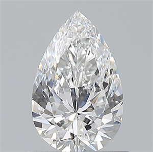 Picture of Natural Diamond 0.80 Carats, Pear with  Cut, E Color, VVS2 Clarity and Certified by GIA