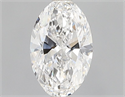 Diamante Natural 0.50 quilates, Ovalado , Color E, claridad VVS1 y certificado GIA