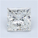 Natural Diamond 1.90 Carats, Princess with  Cut, H Color, VS2 Clarity and Certified by GIA