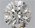 Natural Diamond 1.07 Carats, Round with Excellent Cut, I Color, VS2 Clarity and Certified by GIA