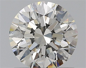 Picture of Natural Diamond 1.07 Carats, Round with Excellent Cut, I Color, VS2 Clarity and Certified by GIA