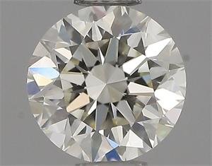 Picture of Natural Diamond 0.50 Carats, Round with Excellent Cut, I Color, VVS1 Clarity and Certified by IGI