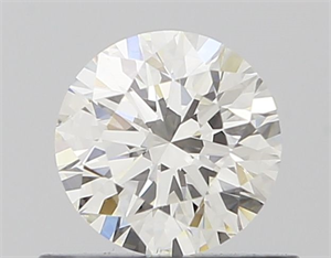 Foto Diamante Natural 0.50 quilates, Redondo , Color G, claridad VVS1 y certificado IGI de